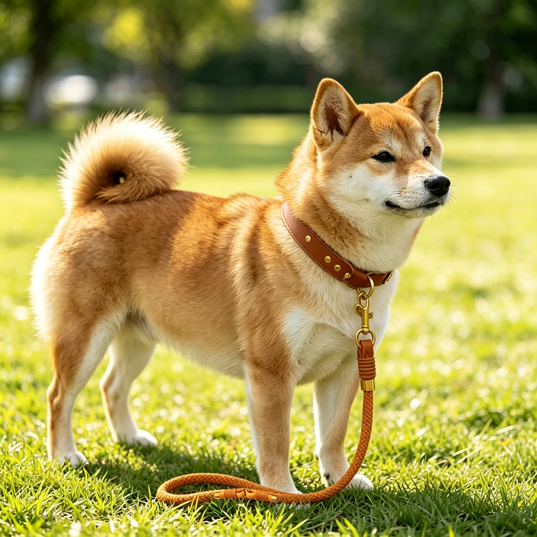 柴犬户外使用